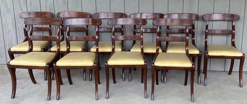 SET TEN FEDERAL MAHOGANY SABRE