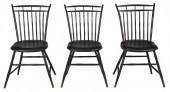 SET THREE AMERICAN BLACK PAINT
