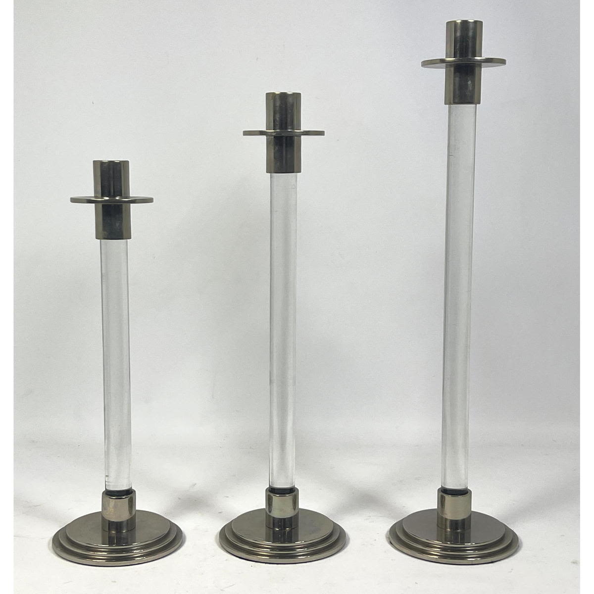 Set Three Graduated Glass Rod,