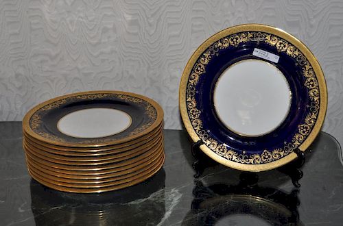 SET TWELVE ENGLISH CAULDON DINNER