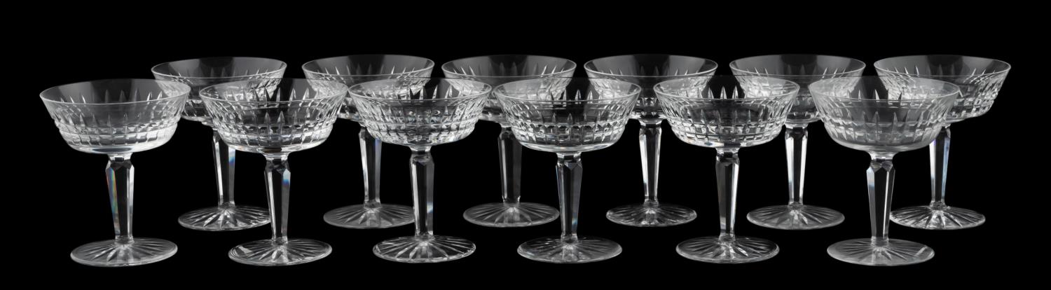 SET, TWELVE WATERFORD "GLENMORE"