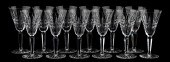 SET, TWELVE WATERFORD "GLENMOR