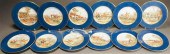 SET WITH 12 SPODE COPELANDS 'H