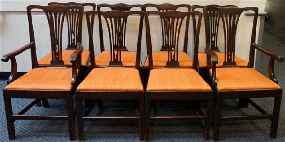 SET WITH EIGHT GEORGE III STYLE