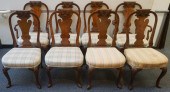 SET WITH EIGHT QUEEN ANNE STYL