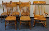 SET WITH FIVE AMERICAN TURNED