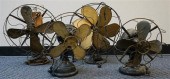SET WITH FOUR ANTIQUE ELECTRIC