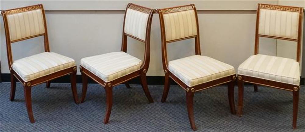 SET WITH FOUR BAKER EMPIRE STYLE