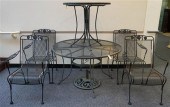 SET WITH FOUR BLACK PAINTED WR
