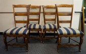SET WITH FOUR HENREDON FRENCH