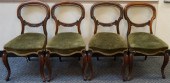 SET WITH FOUR VICTORIAN ROCOCO