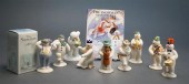 SET WITH NINE ROYAL DOULTON 'S
