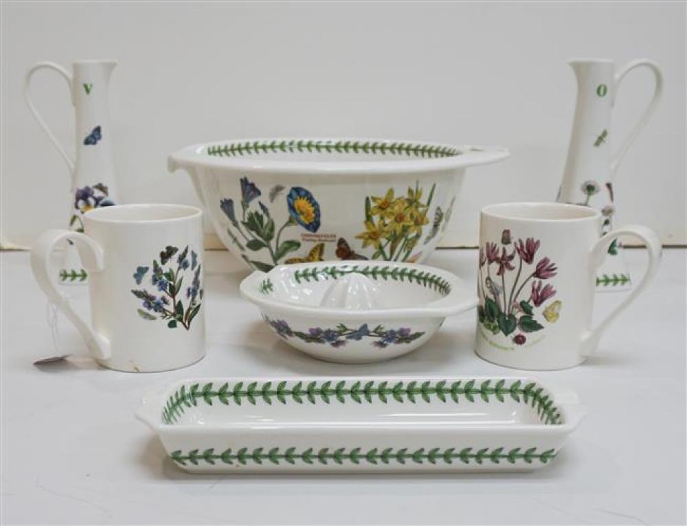 SET WITH SEVEN PORTMEIRON BOTANIC