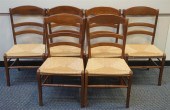 SET WITH SIX AMERICAN MAPLE RU