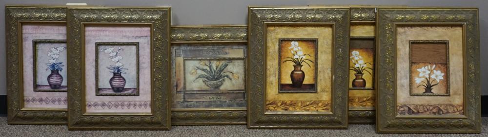 SET WITH SIX BOTANICAL COLOR