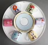 SET WITH SIX CHRISTIAN LACROIX