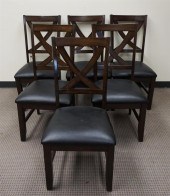 SET WITH SIX CONTEMPORARY STAI
