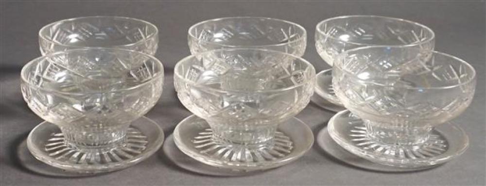 SET WITH SIX CUT CRYSTAL