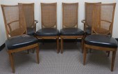 SET WITH SIX DREXEL FRUITWOOD
