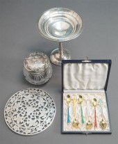 SET WITH SIX ELA DANISH STERLI