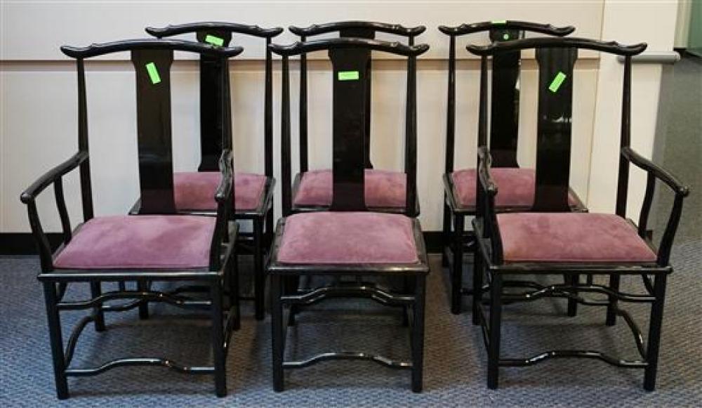 SET WITH SIX ITALIAN BLACK