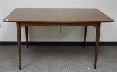 SET WITH SIX MID-CENTURY WALNU