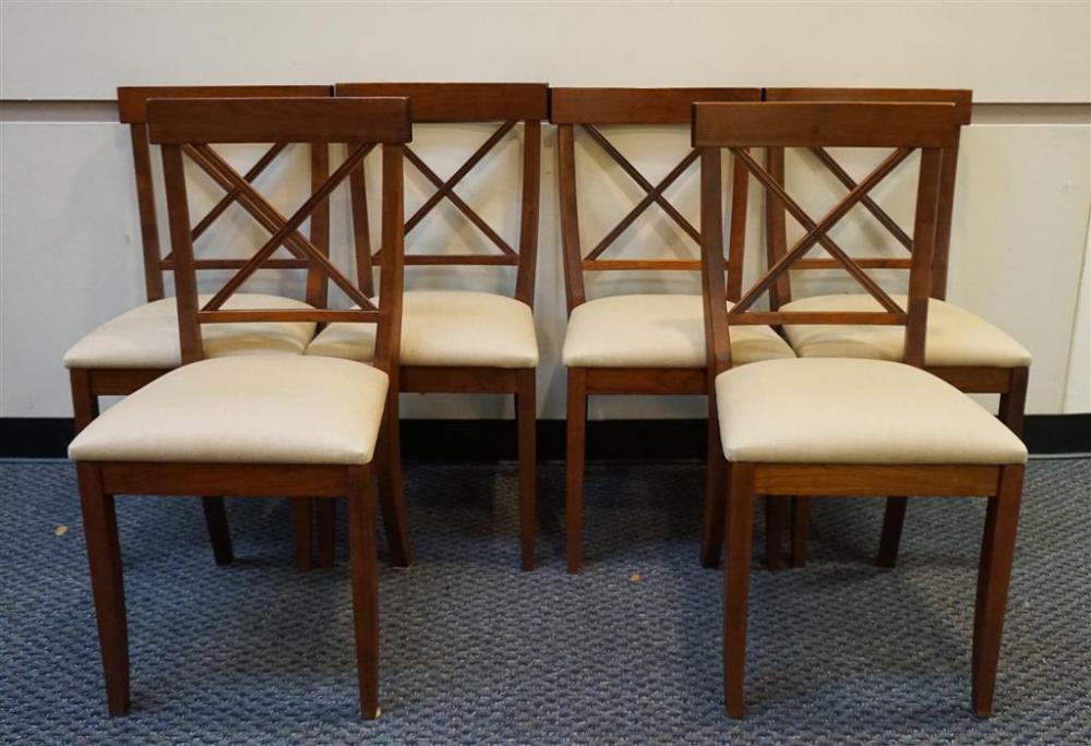 SET WITH SIX STAUMIS CHAIR CO.