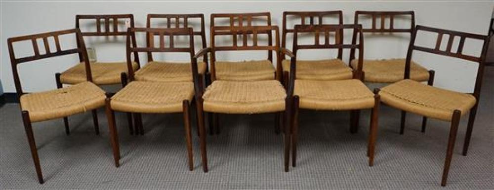 SET WITH TEN NIELS MOLLER