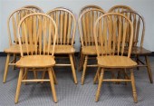 SET WITH TEN OAK HOOP-BACK SID