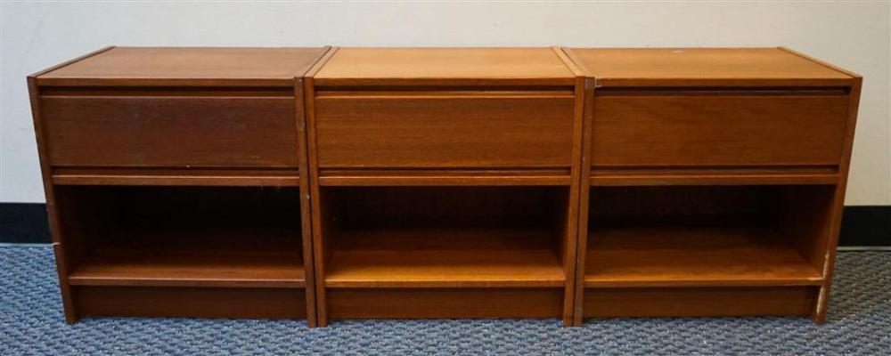 SET WITH THREE DANISH MID-CENTURY