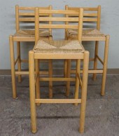 SET WITH THREE ITALIAN WOOD RU