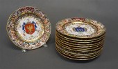 SET WITH TWELVE CAPODIMONTE TY