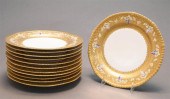 SET WITH TWELVE LIMOGES 'GRAPE