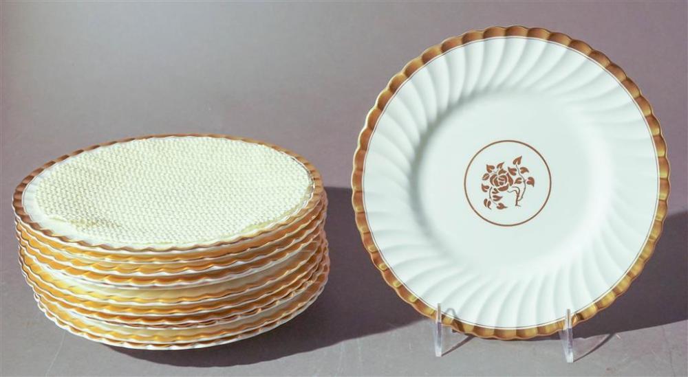 SET WITH TWELVE MINTON'S 'GOLD