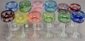 SET WITH TWELVE ROEMER VARIED-