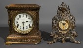 SETH THOMAS BRASS MANTEL CLOCK