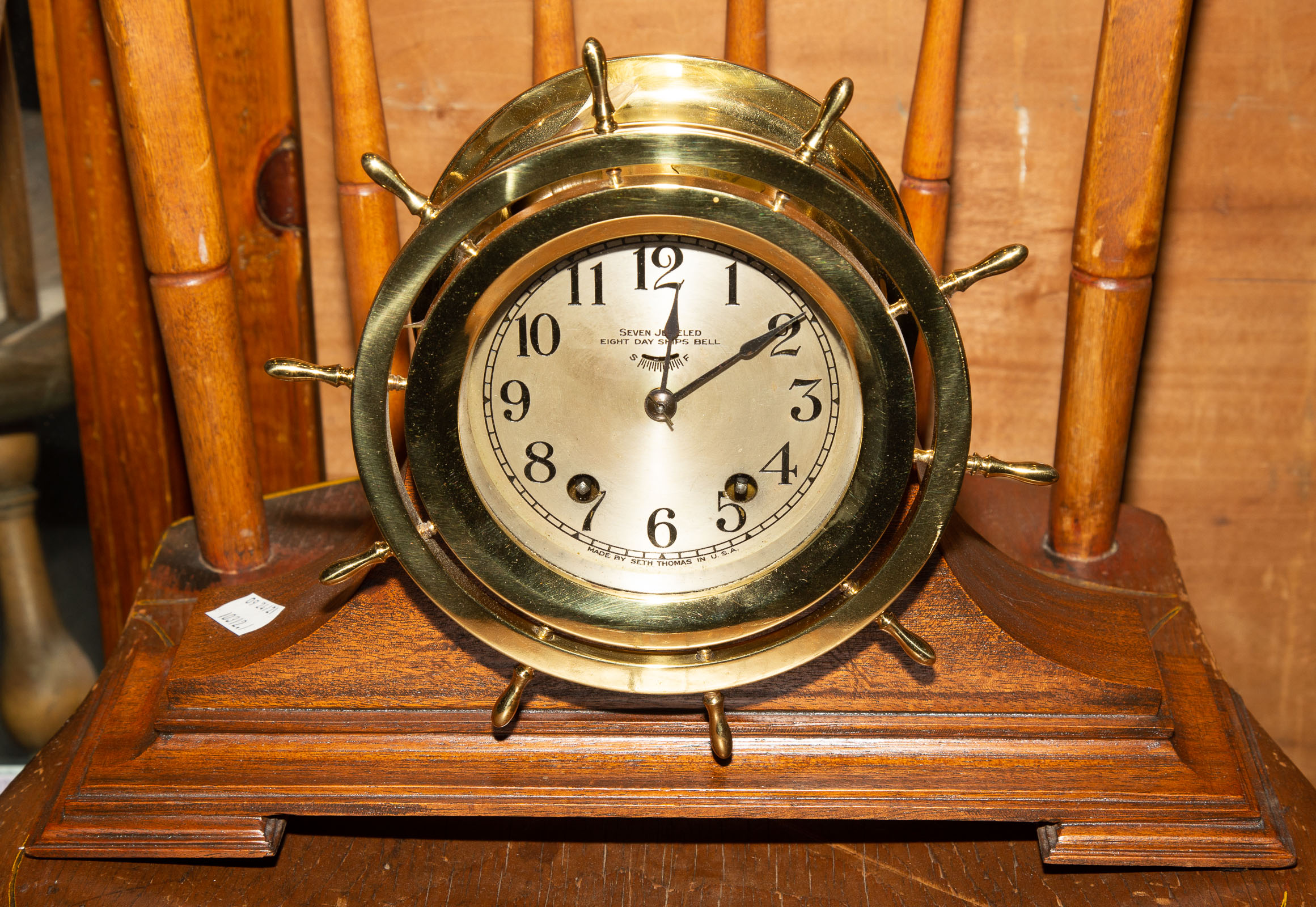 SETH THOMAS BRASS SHIPS CLOCK