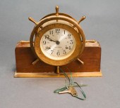 SETH THOMAS BRASS SHIP'S CLOCK