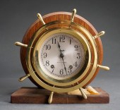 SETH THOMAS BRASS SHIP'S CLOCK