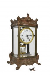 SETH THOMAS BRONZE CRYSTAL REG