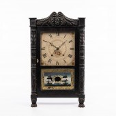 SETH THOMAS CARVED MAHOGANY SH
