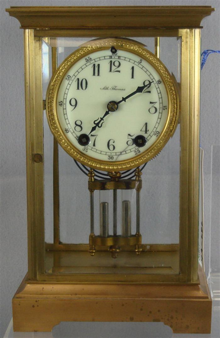 Seth Thomas crystal regulator, faux