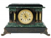 SETH THOMAS FAUX MARBLE MANTLE