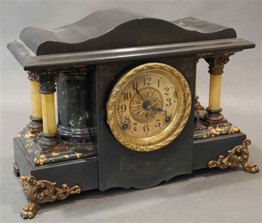 SETH THOMAS FAUX MARBLE MANTLE