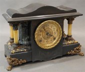 SETH THOMAS FAUX MARBLE MANTLE