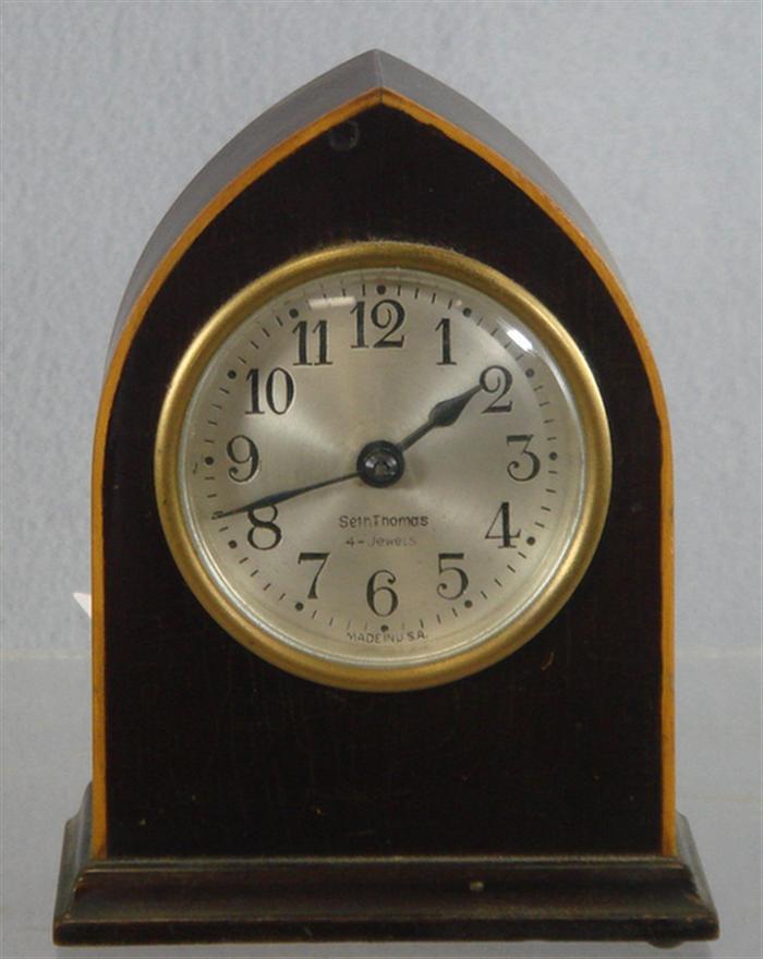 Seth Thomas inlaid mahogany 4j Como