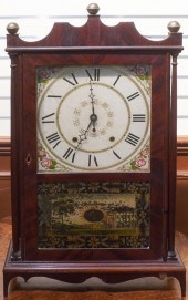 SETH THOMAS MAHOGANY PILLAR AN