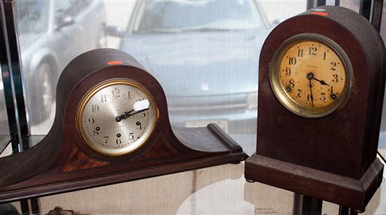Seth Thomas mahogany tamborino