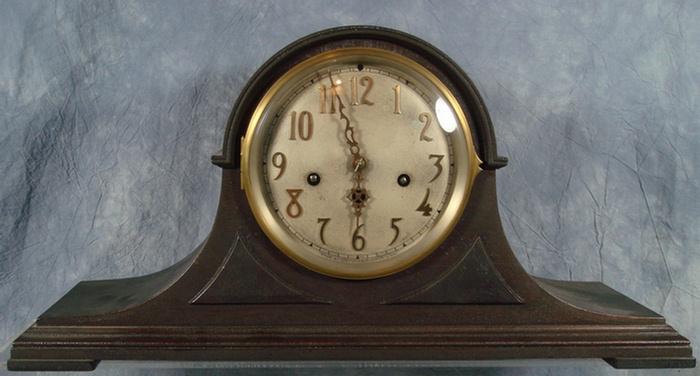 Seth Thomas mahogany tambour clock,