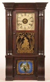 SETH THOMAS MAHOGANY TRIPLE DE